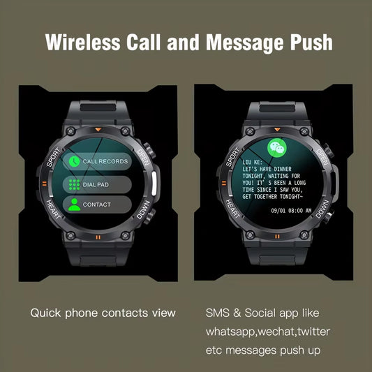 K56Pro Smart Watch Men | 1.39" HD IPS | Heart & Blood Monitor | Bluetooth - Home Pulse