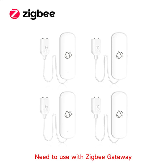 Tuya WiFi/Zigbee Water Leak Sensor | Smart Flood Detector with App Control - Home Pulse
