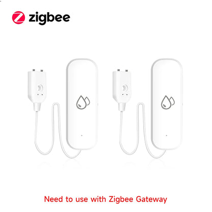 Tuya WiFi/Zigbee Water Leak Sensor | Smart Flood Detector with App Control - Home Pulse
