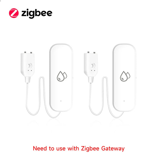 Tuya WiFi/Zigbee Water Leak Sensor | Smart Flood Detector with App Control - Home Pulse