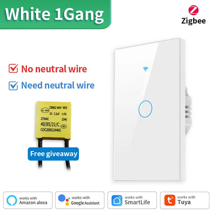 Smart Light Switch US | WiFi & Bluetooth | Alexa & Google Home - Home Pulse