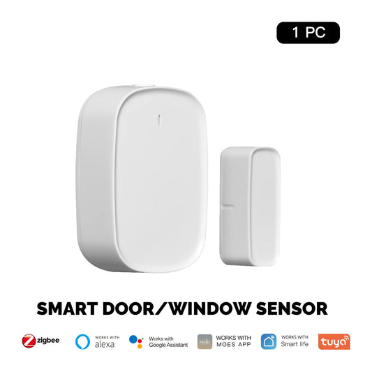 Tuya Zigbee Door & Window Sensor | Smart Home Security Alarm with App Control - Home Pulse
