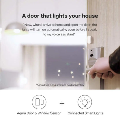 Zigbee Door & Window Sensor | Smart Wireless Mini Alarm - Home Pulse