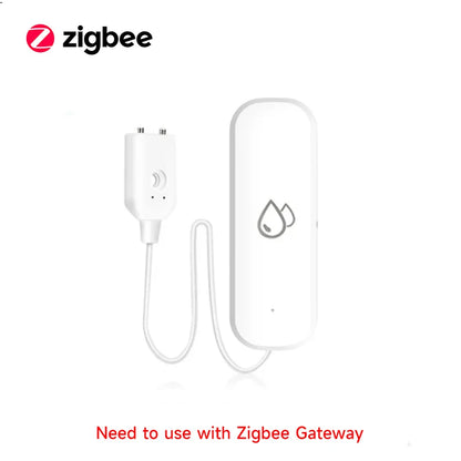 Tuya WiFi/Zigbee Water Leak Sensor | Smart Flood Detector with App Control - Home Pulse