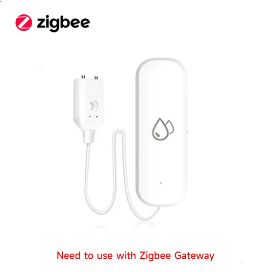 Tuya WiFi/Zigbee Water Leak Sensor | Smart Flood Detector with App Control - Home Pulse