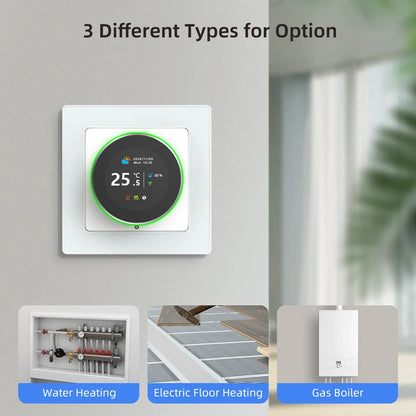 Tuya WiFi Smart Thermostat Knob | Temperature Controller for Boiler & Heating - Home Pulse