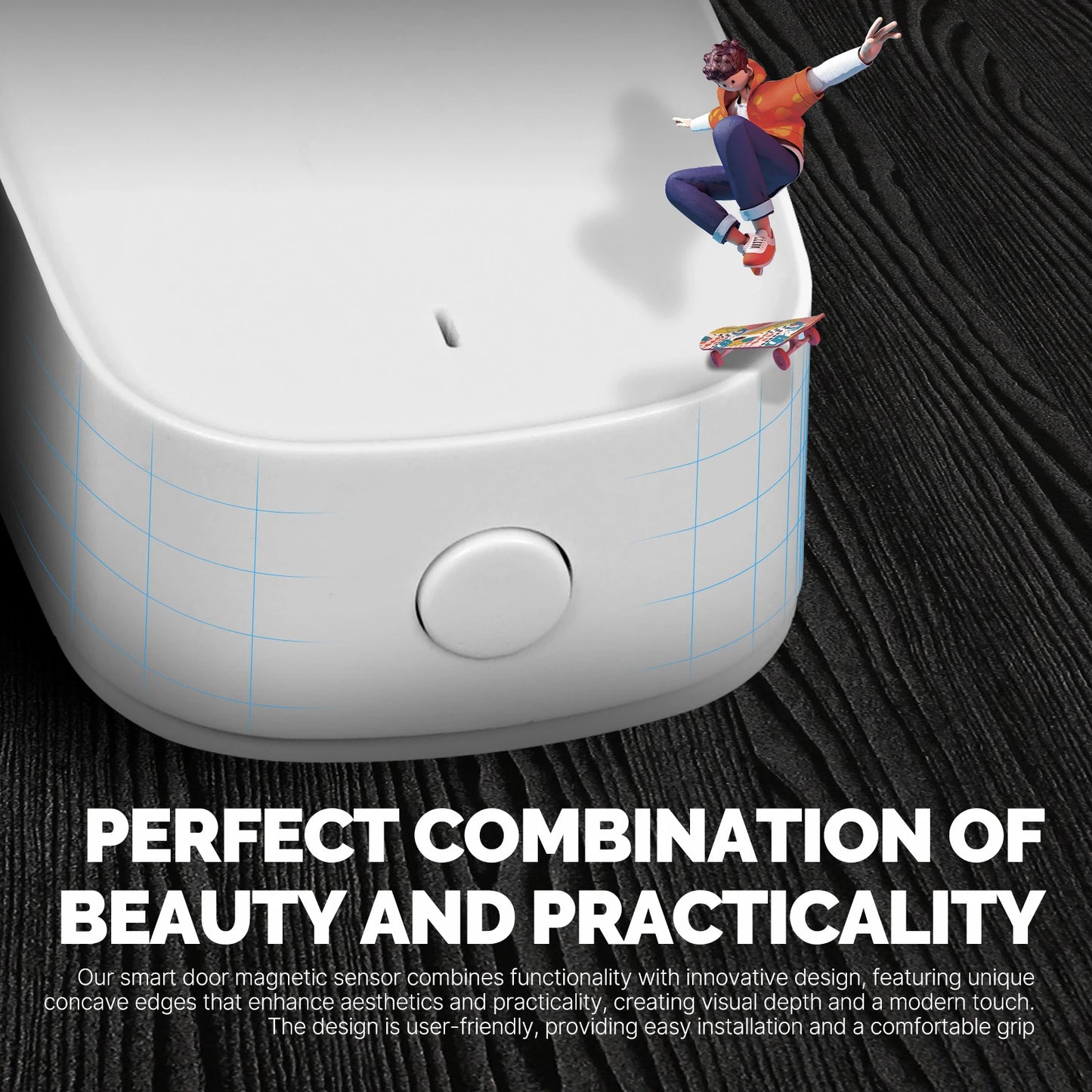 Tuya Zigbee Door & Window Sensor | Smart Home Security Alarm with App Control - Home Pulse