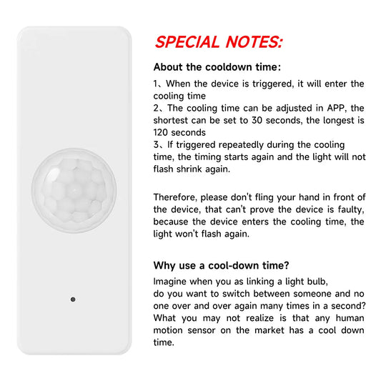 Tuya PIR Motion Sensor | WiFi Zigbee Smart Body Detector - Home Pulse