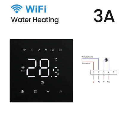 Tuya WiFi Smart Thermostat | Temperature Controller for Electric & Gas Boiler - Home Pulse