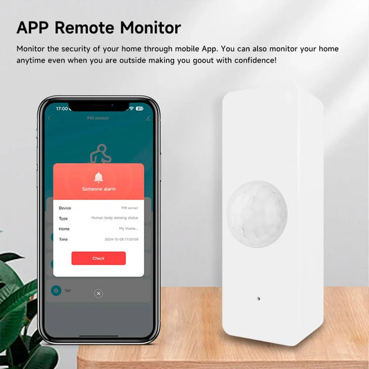 Tuya PIR Motion Sensor | WiFi Zigbee Smart Body Detector - Home Pulse