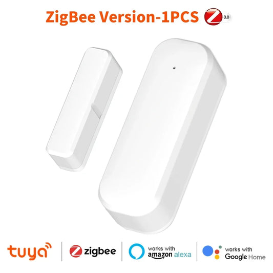 Tuya Zigbee Door & Window Sensor | Wireless Smart Home Security Alarm - Home Pulse