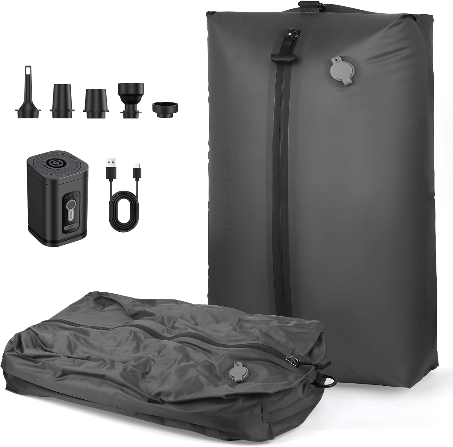 17L–34L Travel Vacuum Bag with Air Pump – Reusable Compression Storage Bag for Suitcases, Backpacks & Luggage – Space Saver Organizer