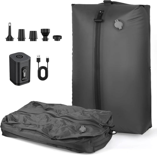 17L–34L Travel Vacuum Bag with Air Pump – Reusable Compression Storage Bag for Suitcases, Backpacks & Luggage – Space Saver Organizer