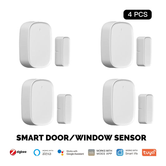 Tuya Zigbee Door & Window Sensor | Smart Home Security Alarm with App Control - Home Pulse