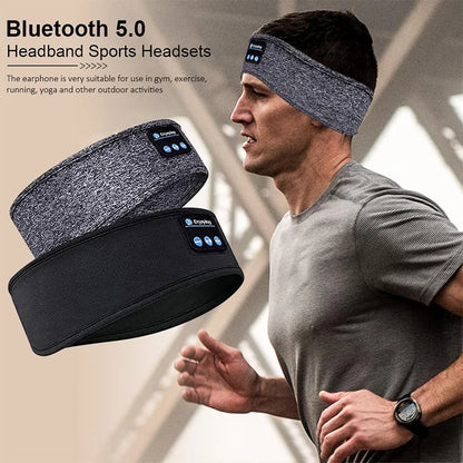 Bluetooth Headband Headphones | Wireless Sports & Sleep Eye Mask with Music - Home Pulse