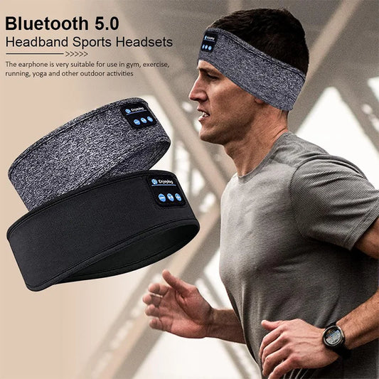 Bluetooth Headband Headphones | Wireless Sports & Sleep Eye Mask with Music - Home Pulse
