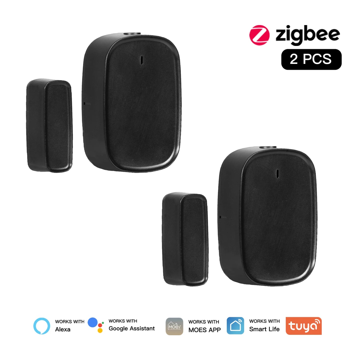Tuya Zigbee Door & Window Sensor | Smart Home Security Alarm with App Control - Home Pulse