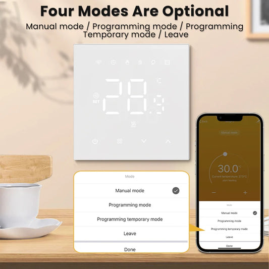 Tuya WiFi Smart Thermostat | Temperature Controller for Electric & Gas Boiler - Home Pulse