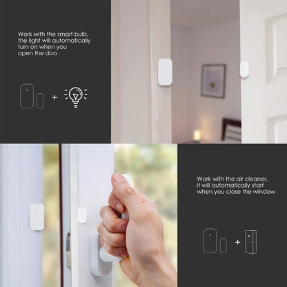 Zigbee Door & Window Sensor | Smart Wireless Mini Alarm - Home Pulse