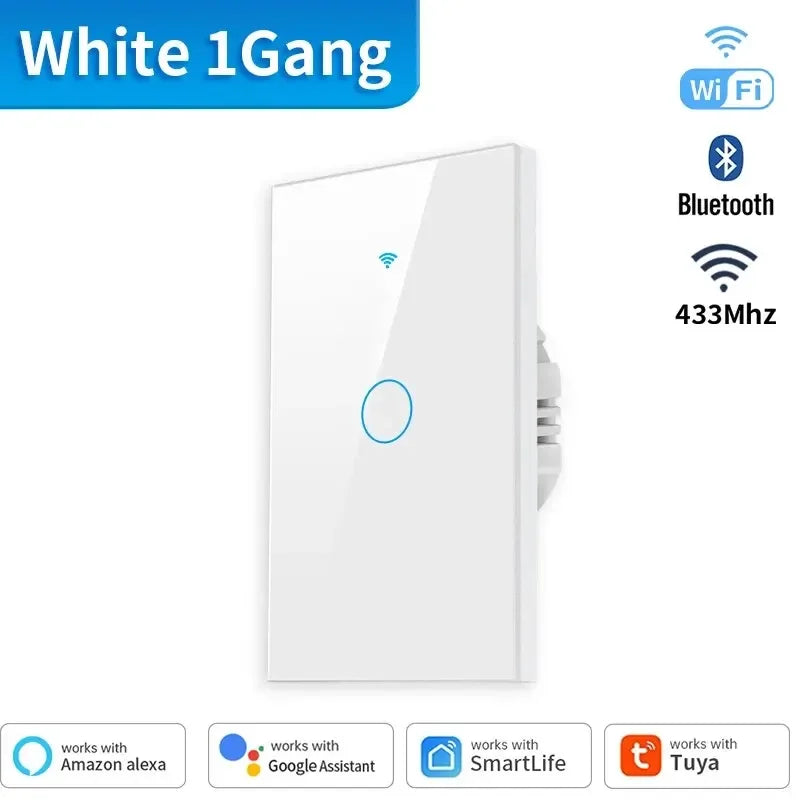 Smart Light Switch US | WiFi & Bluetooth | Alexa & Google Home - Home Pulse