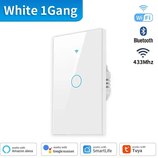 Smart Light Switch US | WiFi & Bluetooth | Alexa & Google Home - Home Pulse