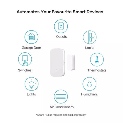Zigbee Door & Window Sensor | Smart Wireless Mini Alarm - Home Pulse