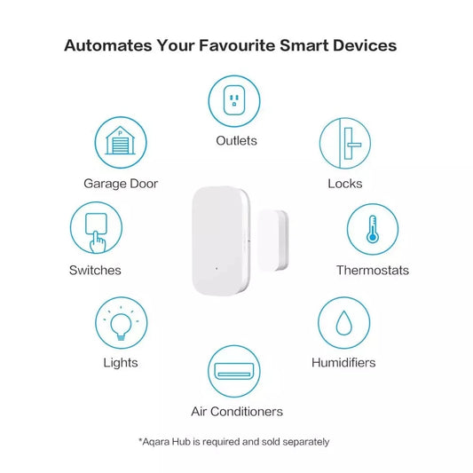 Zigbee Door & Window Sensor | Smart Wireless Mini Alarm - Home Pulse