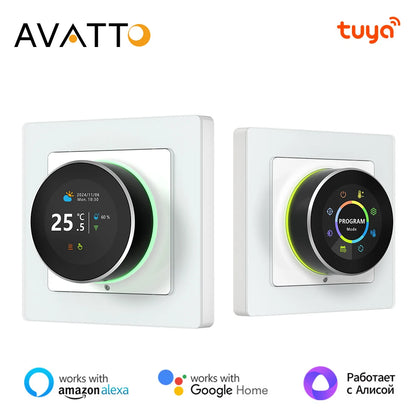 Tuya WiFi Smart Thermostat Knob | Temperature Controller for Boiler & Heating - Home Pulse