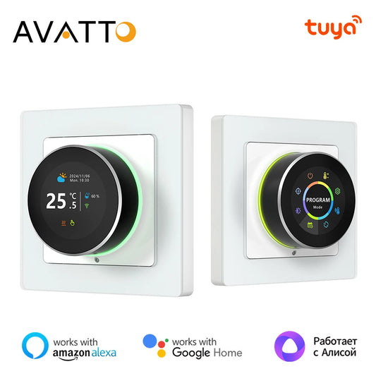 Tuya WiFi Smart Thermostat Knob | Temperature Controller for Boiler & Heating - Home Pulse