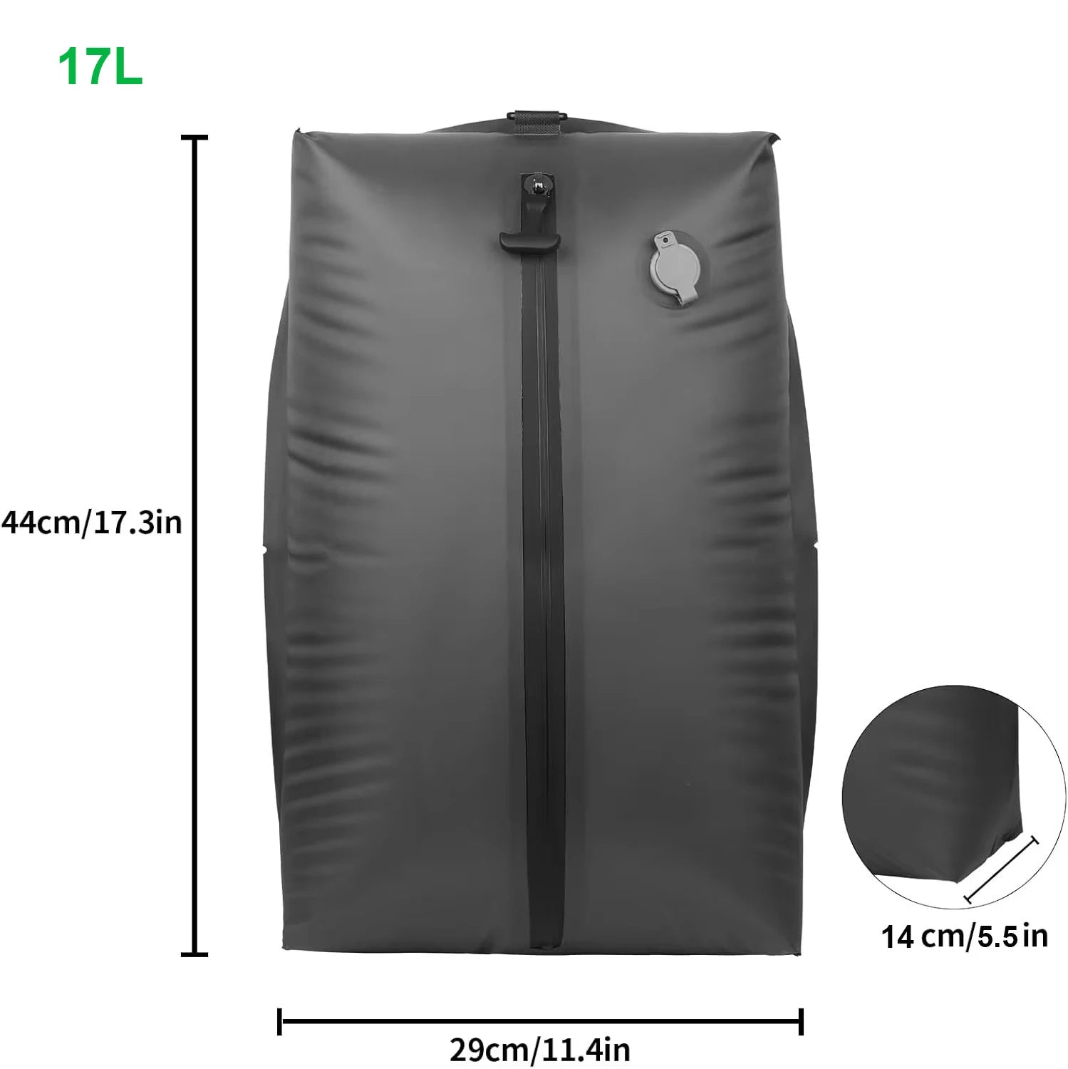 17L–34L Travel Vacuum Bag with Air Pump – Reusable Compression Storage Bag for Suitcases, Backpacks & Luggage – Space Saver Organizer