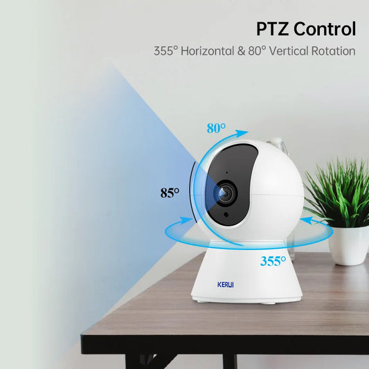 5MP 4K Tuya Mini WiFi Camera | Indoor Smart CCTV - Home Pulse