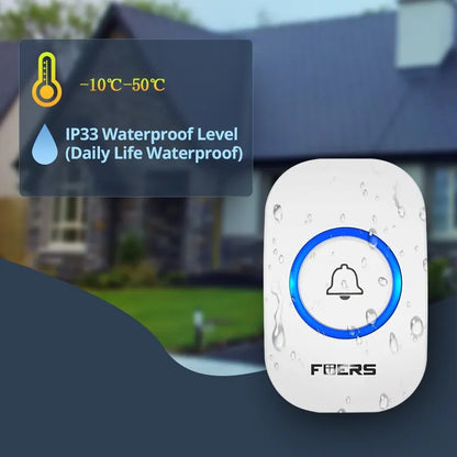 Wireless Doorbell Waterproof | Smart Chime 32 Songs | Home & Store Use - Home Pulse