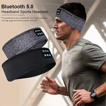 Bluetooth Sleep Headband – Wireless Headphones with Built-In HD Stereo Speakers, Comfortable Fabric, 10-Hour Battery Life