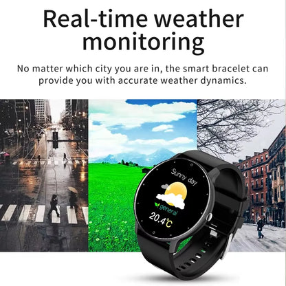 2025 Smart Watch for Women & Men – Fitness Tracker with 1.28" HD Touch Display, Heart Rate & Blood Pressure Monitor, IP67 Waterproof, Android & iOS