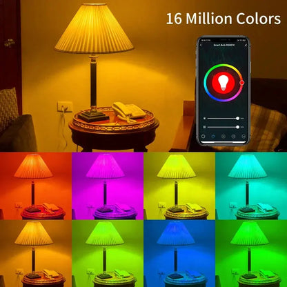 Smart LED Bulb RGB E27 | WiFi Light 10W/15W/20W Works with Alexa & Google - Home Pulse
