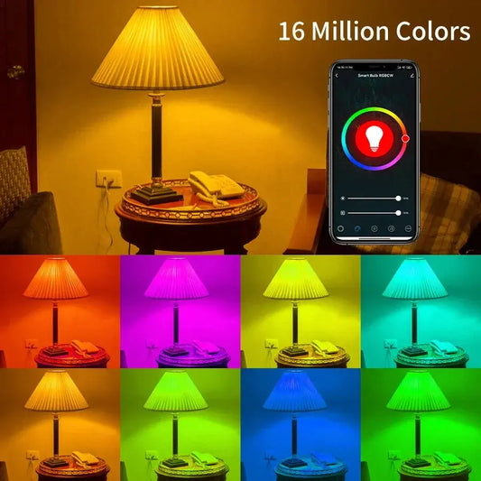 Smart LED Bulb RGB E27 | WiFi Light 10W/15W/20W Works with Alexa & Google - Home Pulse