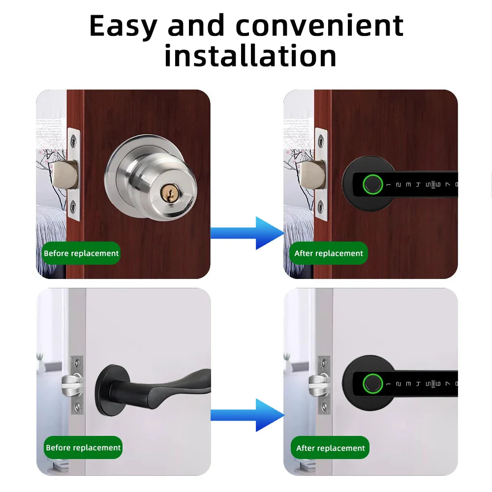 Smart Fingerprint Door Lock | Digital Keyless Electronic Lock - Home Pulse