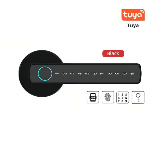 Smart Fingerprint Door Lock | Electronic Indoor Lock with App & Bluetooth Unlock - Home Pulse