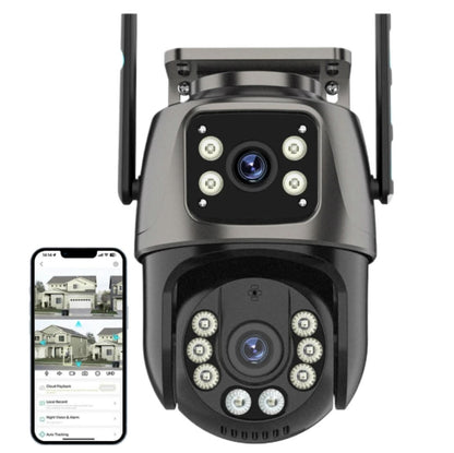 4K 8MP WiFi Outdoor Camera | Dual Lens AI CCTV - Home Pulse